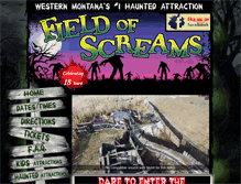 Tablet Screenshot of fieldofscreamsmt.com